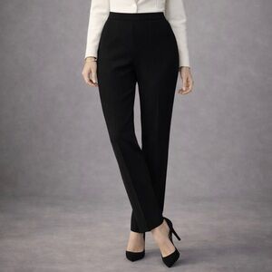 St John Pants 4 Black Santana Knit Vintage Pockets Vintage